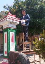 Kerja bakti Pamong Kalurahan Semoyo